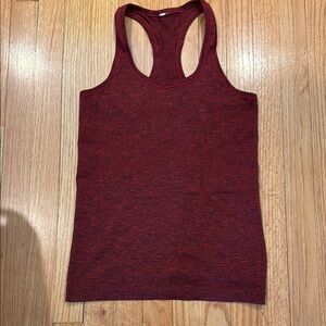 Lululemon Women's Red Racerback Tank Top